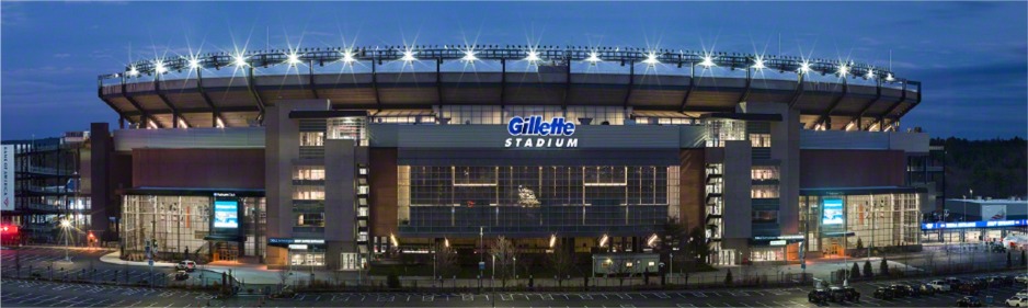 Gillette Stadium — Facade · day